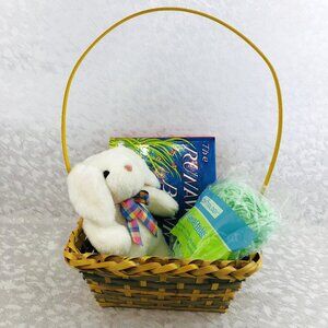 Easter Basket Gift Set Hallmark Plush Bunny + The Runaway Bunny Book + Grass NWT
